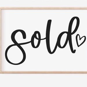 Sold items below this sign